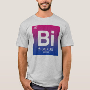 Camiseta Elemento de Mesa Periódico Bissexual