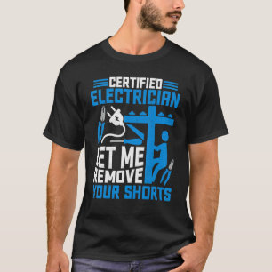 Camiseta Elemento Eletrônico Certificado Deixe-me remover s
