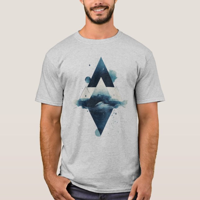 Camiseta Elemento Geométrico (Frente)
