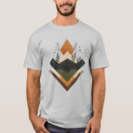 Camiseta Elemento geométrico da Terra
