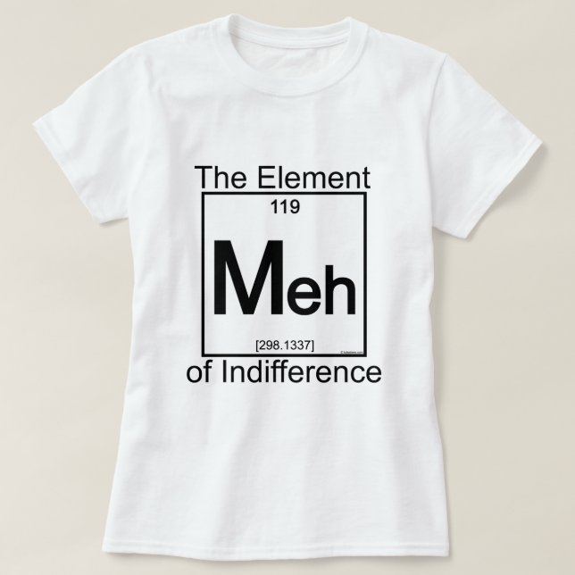 Camiseta Elemento MEH (Frente do Design)