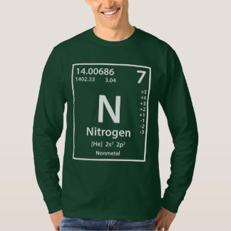Camiseta Elemento Nitrogênio (branco)