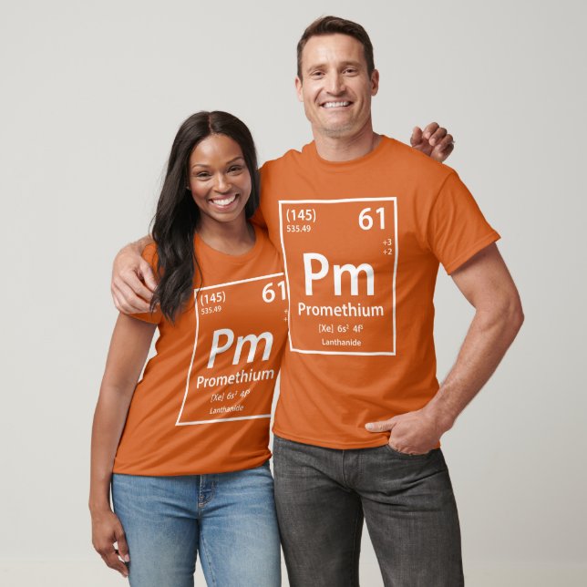 Camiseta Elemento Prometium (branco) (Unissex)