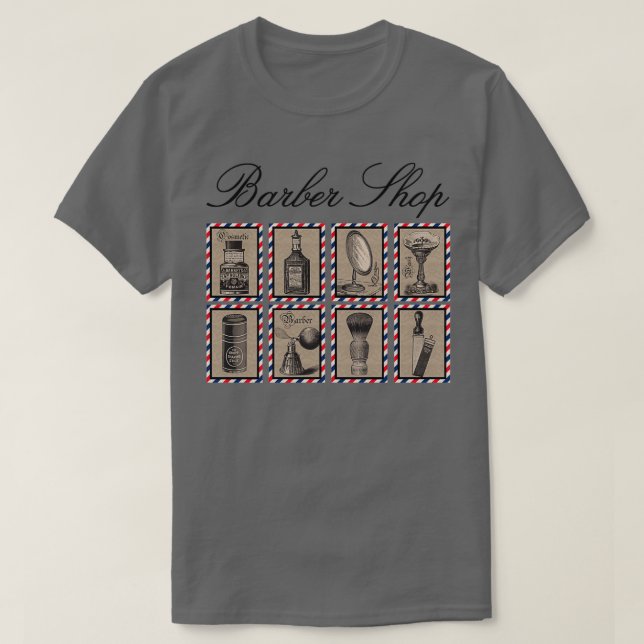 Camiseta Elementos Barbeiros Elementos Compro Barber do Bar (Frente do Design)