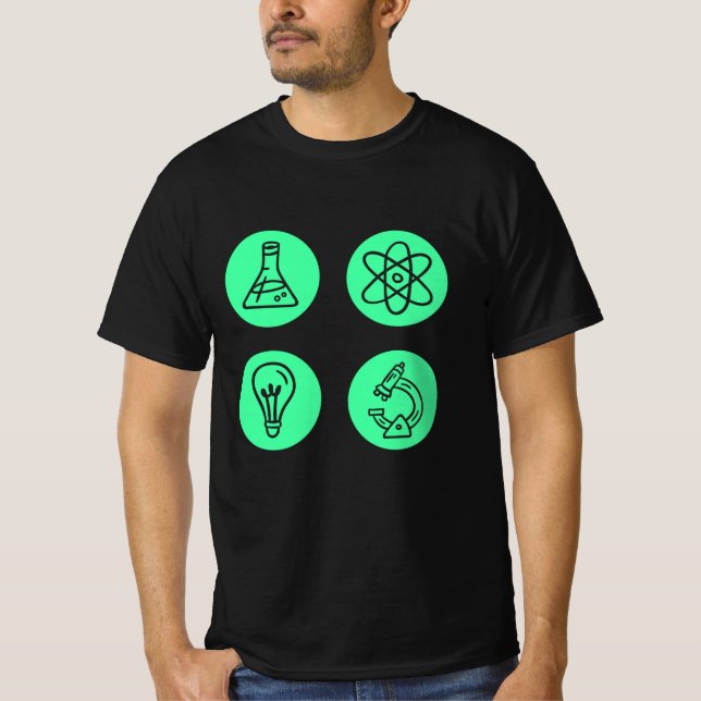 Camiseta Elementos Científicos (Frente)