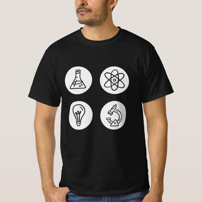 Camiseta Elementos da Ciência (Frente)