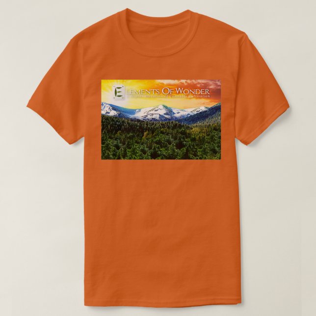Camiseta Elementos da Maravilha (Frente do Design)
