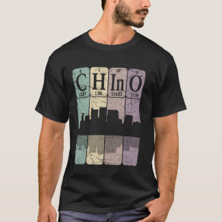 Camiseta Elementos da Tabela Periódica Chino Califórnia Ret