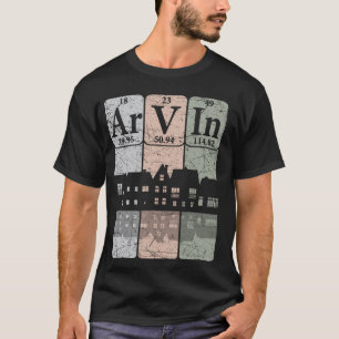 Camiseta Elementos da Tabela Periódica de Arvin Califórnia