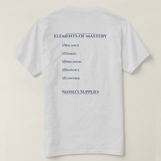 Camiseta Elementos de Domínio (Verso do Design)
