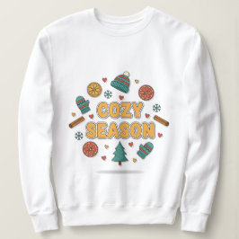Camiseta Elementos de Férias da Temporada Aconchegante – Es