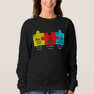 Camiseta Elementos do Autismo Sensibilização Periódica da M