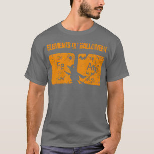 Camiseta Elementos do presente de Halloween