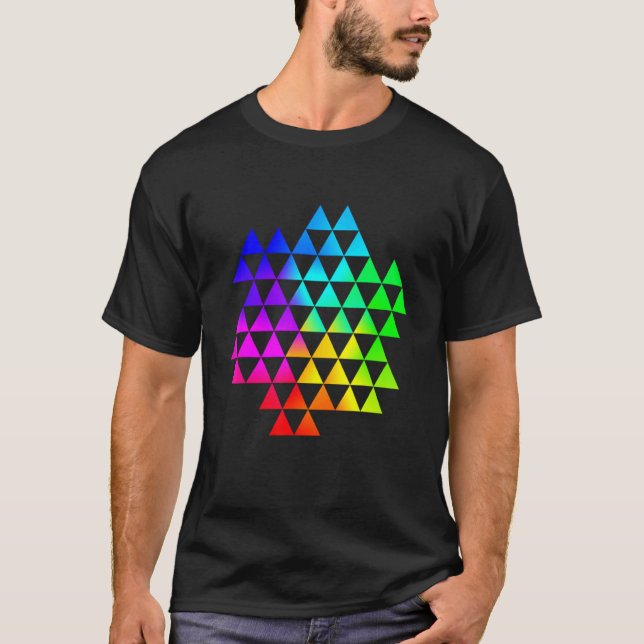 Camiseta Elementos e Formas de Geometria 9 (Frente)