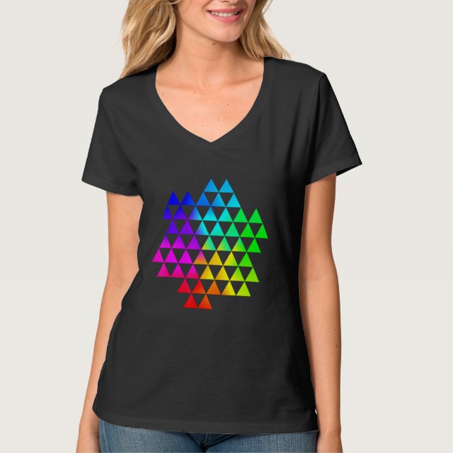 Camiseta Elementos e Formas de Geometria 9 (Frente)
