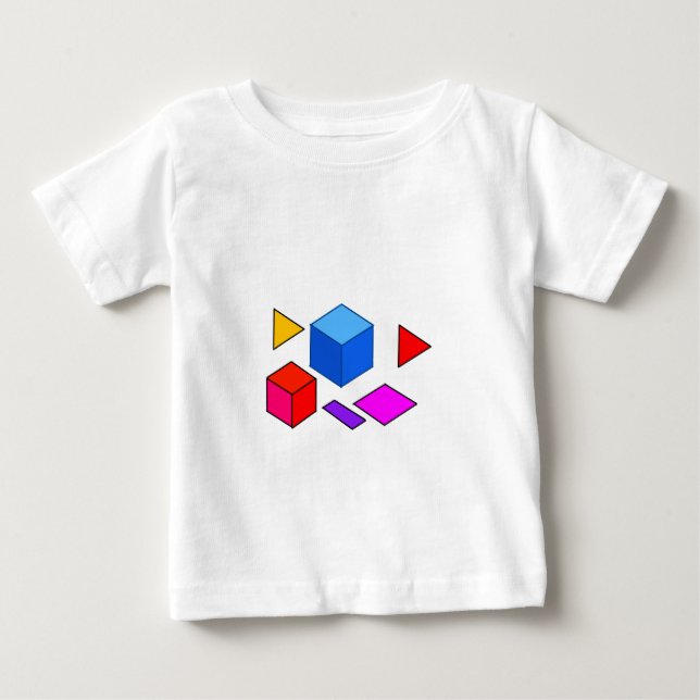 Camiseta Elementos Geométricos Abstratos para Minimalista (Frente)