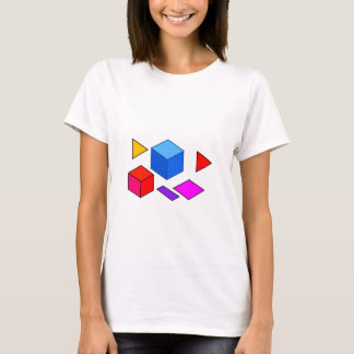 Camiseta Elementos Geométricos Abstratos para Minimalista