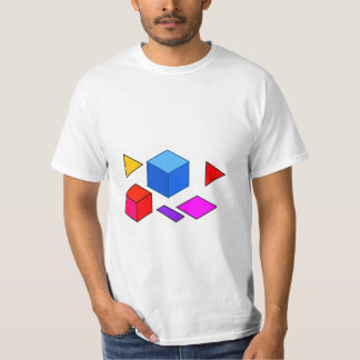 Camiseta Elementos Geométricos Abstratos para Minimalista