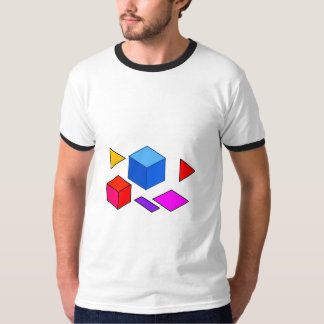 Camiseta Elementos Geométricos Abstratos para Minimalista