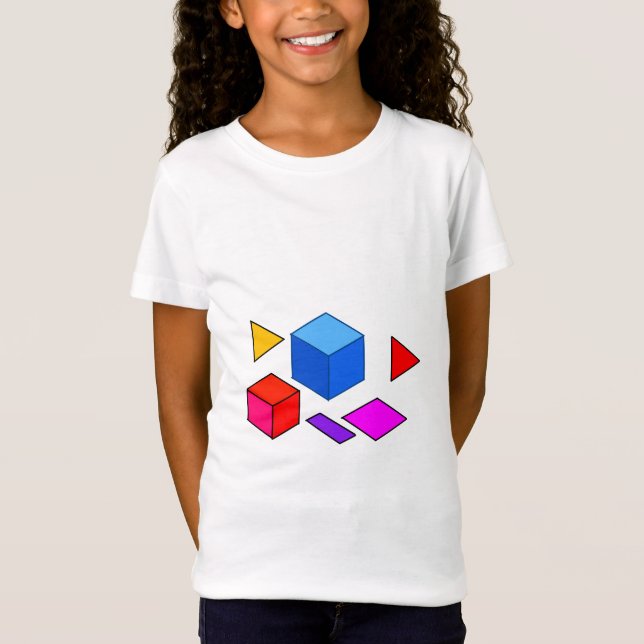 Camiseta Elementos Geométricos Abstratos para Minimalista (Frente)