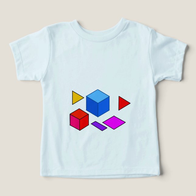 Camiseta Elementos Geométricos Abstratos para Minimalista (Design frontal)