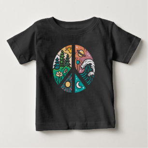 Camiseta Elementos Pacíficos: Natureza & Cosmos