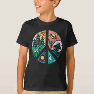 Camiseta Elementos Pacíficos: Natureza & Cosmos