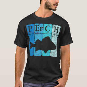 Camiseta Elementos Perch Periódicos de Mesa Marisco Perch F