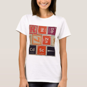 Camiseta Elementos Periódicos Ciência do Zinco