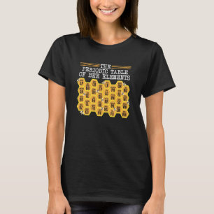 Camiseta Elementos Periódicos Da Apicultura Apiary Honey G