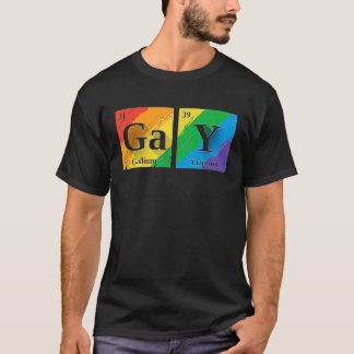 Camiseta Elementos Periódicos gay para Homens Amigos Gay LG