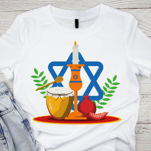 Camiseta Elementos tradicionais Yom Kippur