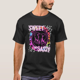 Camiseta Elephant 90s Bonito Nostalgia Rainbow Leopard Impr