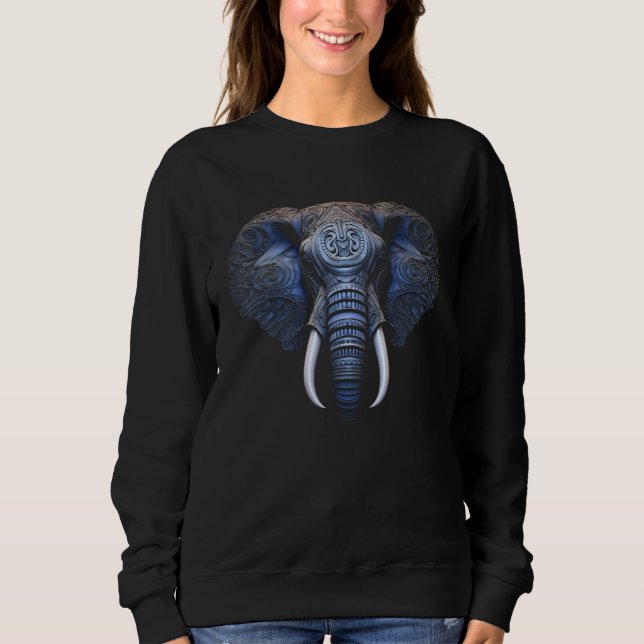 Camiseta Elephant Animal Motif Artwork  African Elephant (Frente)