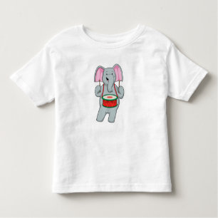 Camiseta Elephant at Music with Drum