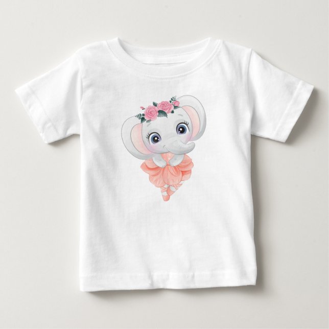 Camiseta Elephant Ballerina (Frente)