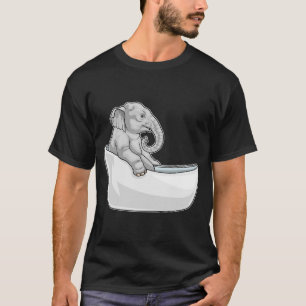 Camiseta Elephant Bathe Bathtub