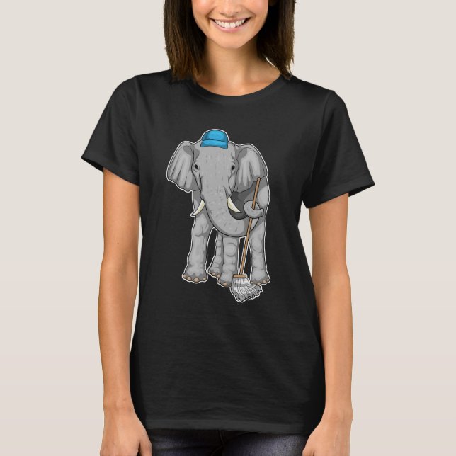 Camiseta Elephant Cleaner Mop (Frente)