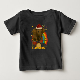 Camiseta Elephant Drummer PARTY ANIMAL Rainbow Edition T-S
