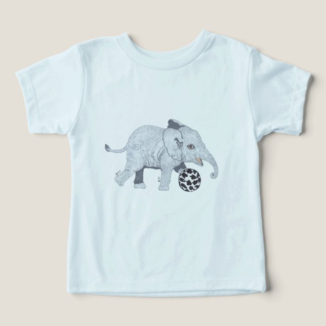 CAMISETA ELEPHANT EXERCISING (Design frontal)