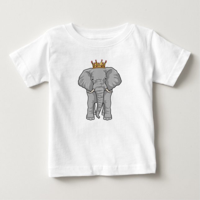 Camiseta Elephant King Crown (Frente)