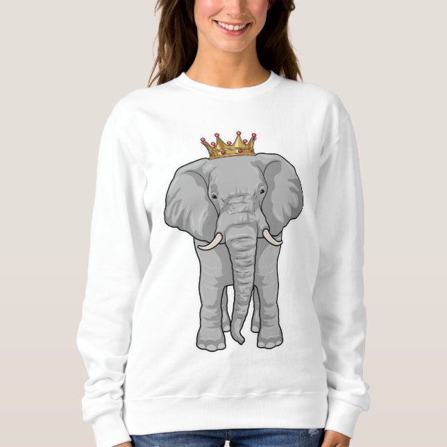 Camiseta Elephant King Crown (Frente)