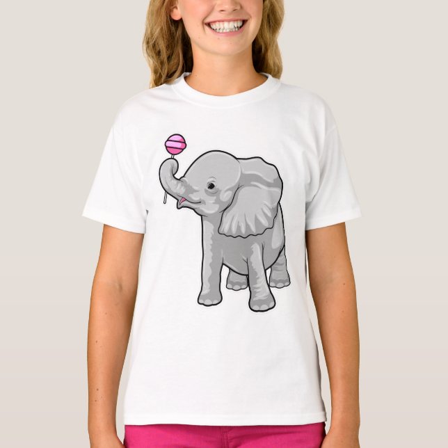 Camiseta Elephant Lollipop (Frente)