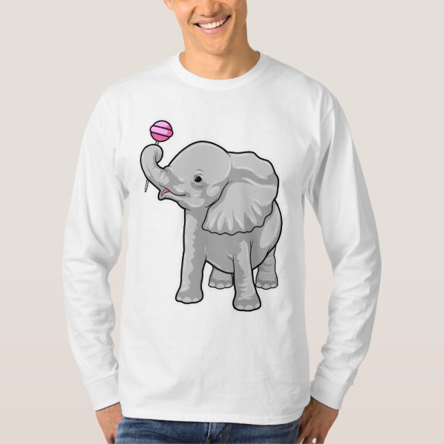 Camiseta Elephant Lollipop (Frente)