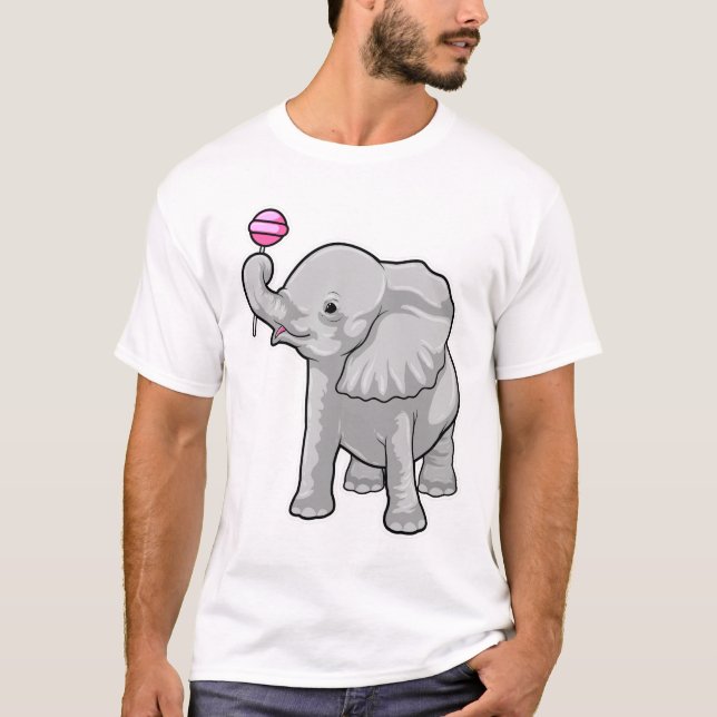 Camiseta Elephant Lollipop (Frente)
