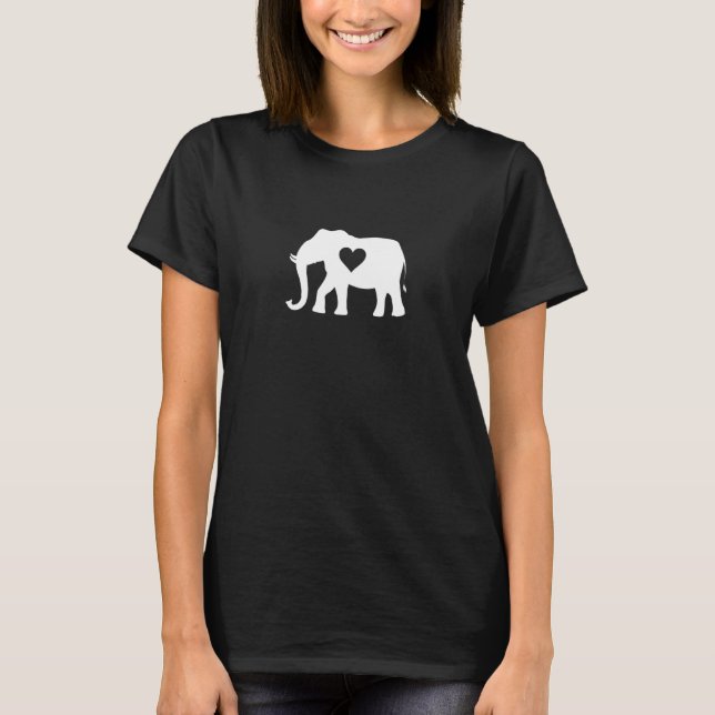 Camiseta Elephant Love Elephant Safant Animal (Frente)