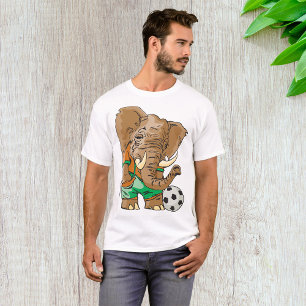 Camiseta Elephant Playing Futebol