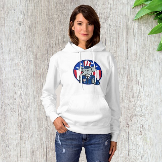 Camiseta Elephant Republicans Hoodie (Criador carregado)