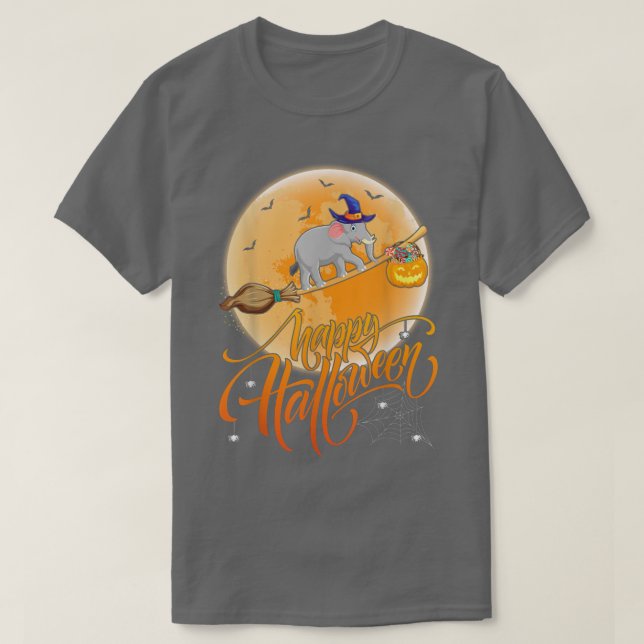 Camiseta Elephant Ride Witgun Moon Vintage Elephant (Frente do Design)