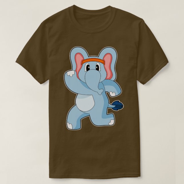 Camiseta Elephant Runner Runner Runner (Frente do Design)